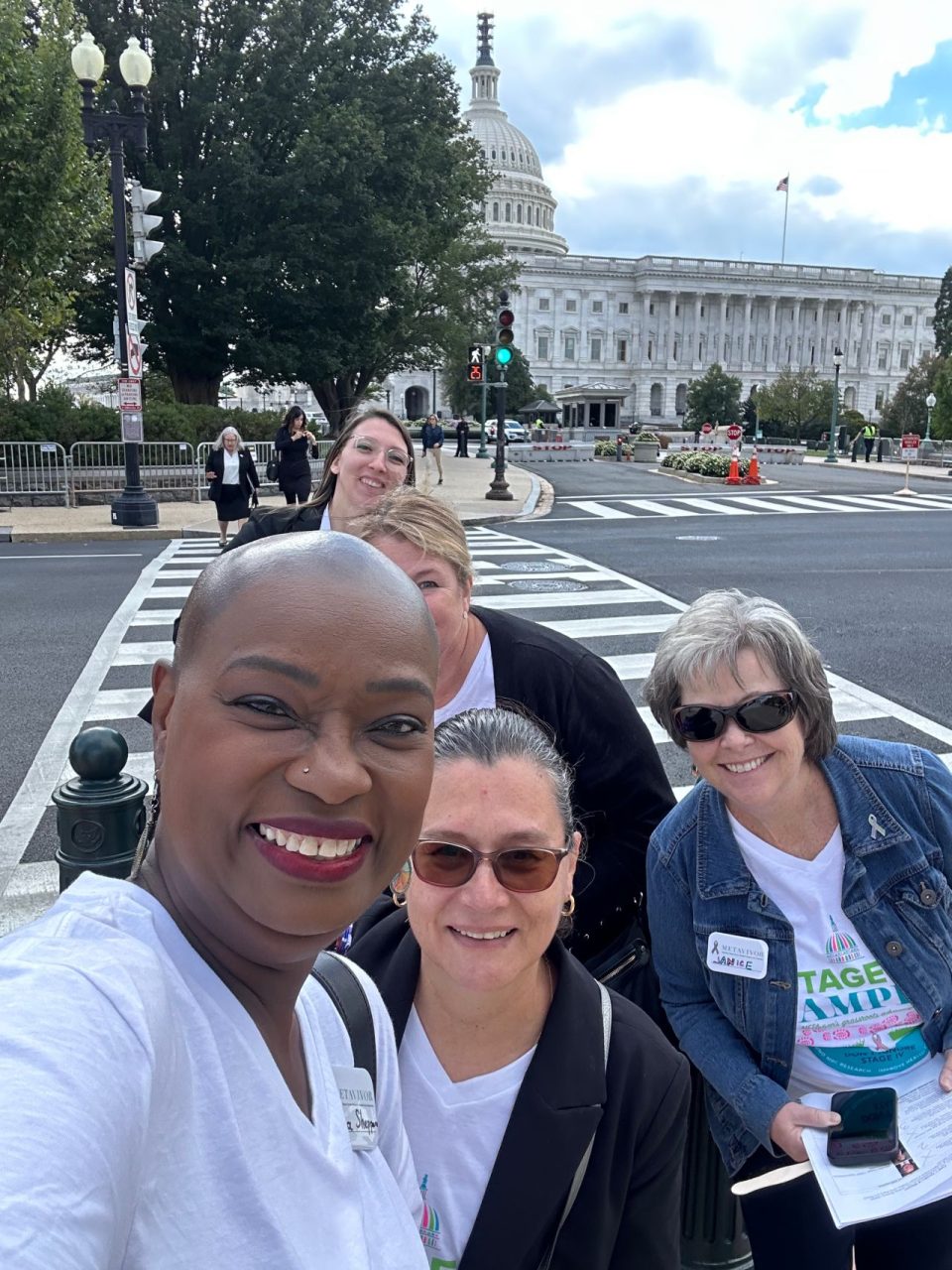 Janice Cowden: We marched on Capitol Hill with Metavivor Research and Support Inc. to advocate for increased funding for Metastatic Breast Cancer