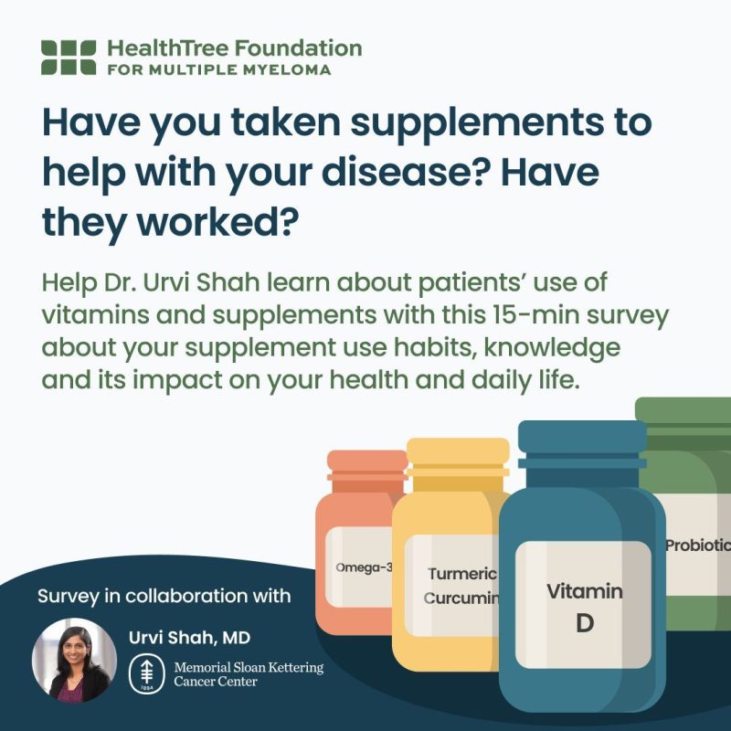 Urvi Shah: If you are a patient with myeloma or any plasma cell disorder please consider filling out this survey