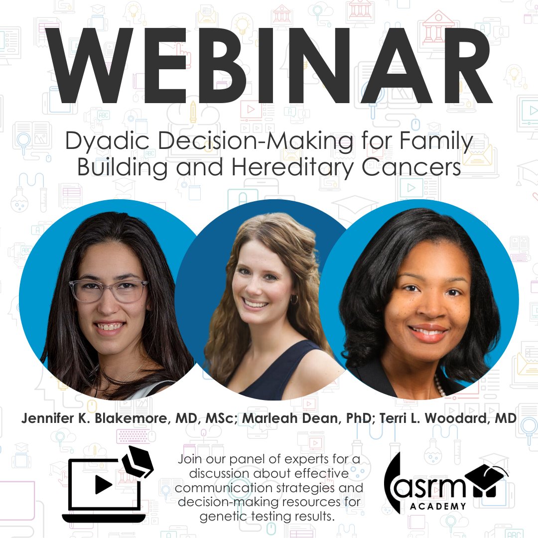 Marleah Dean Kruzel: ASRM webinar on Hereditary Cancer and family building