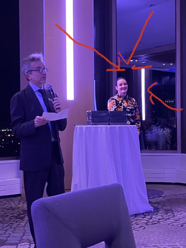 Did this person get an award this year? She should do. A massive thank you Susanne from everyone. –  Pediatric Oncology International Network for Training and Education