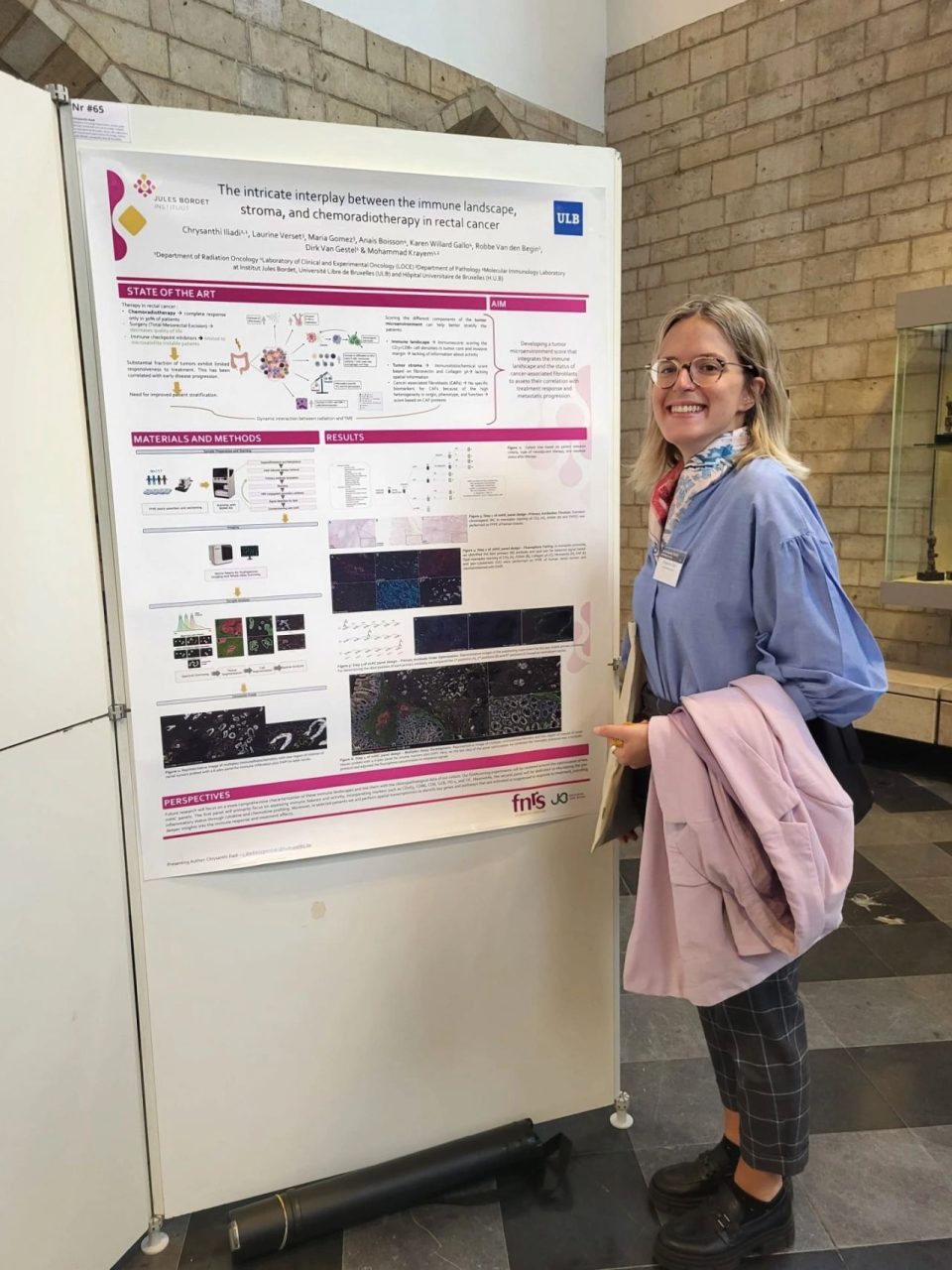 Chrysanthi Iliadi: Just presented my research at the Tumor Heterogeneity, Plasticity, and Therapy Conference in Leuven, Belgium.