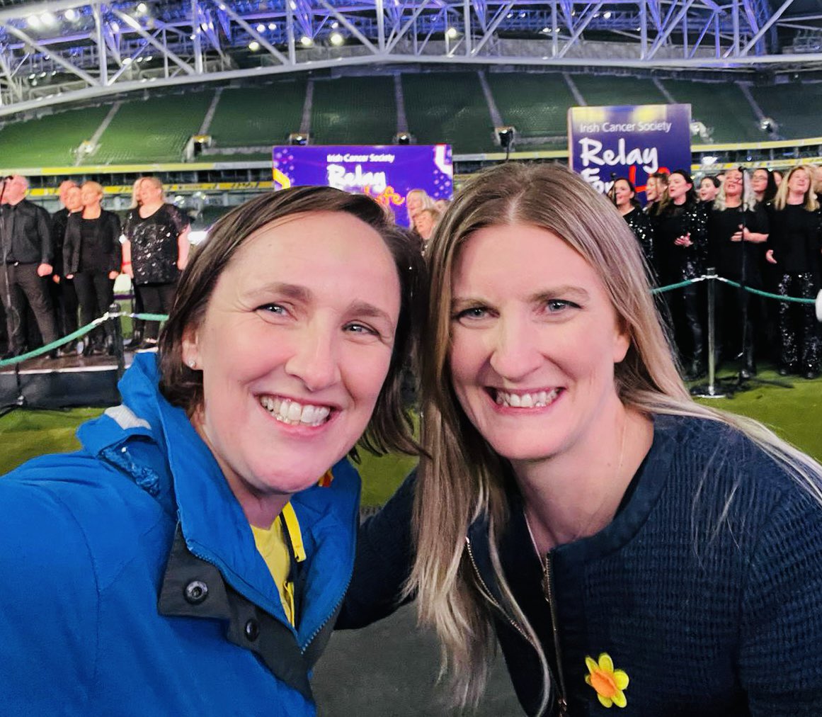 Amy Nolan: An incredible gathering at the Relay for Life event this evening at AVIVA Stadium.