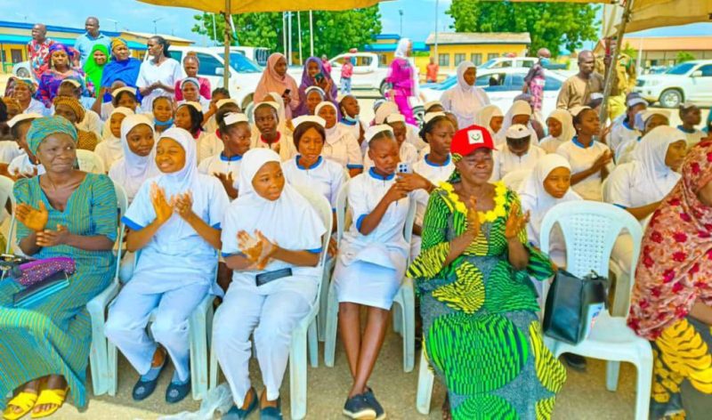 Her Excellency Hajiya lami Ahmadu Umaru, flagged off free breast, cervical cancer screening and diagnosis for 1000 women in Adamawa State - First Ladies Against Cancer (FLAC)