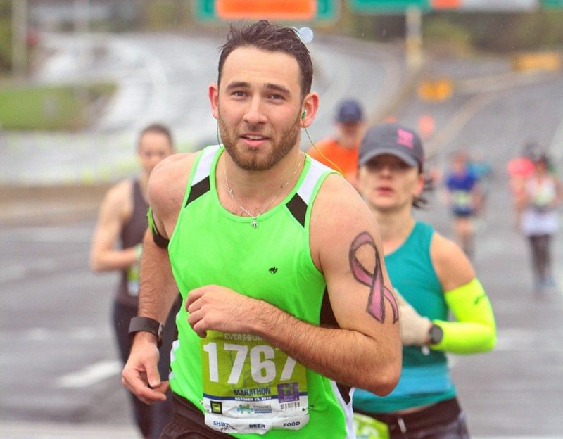 Jared is running the 2023 TCS New York City Marathon with TeamBCRF in support of his grandmothers. – The Breast Cancer Research Foundation