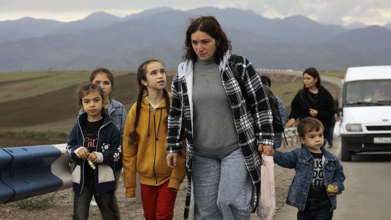 Catharina Boehme: More than 100,000 people have left their homes in neighbouring Nagorno-Karabakh