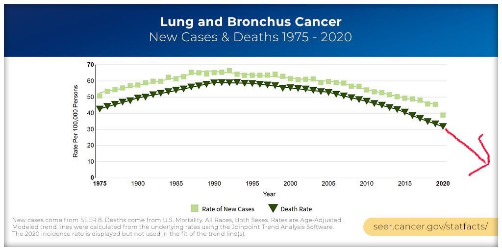 Balazs Halmos: 4.1% annual drop in lung cancer deaths! If we keep this pace (or speed up) – can u imagine what might happen?