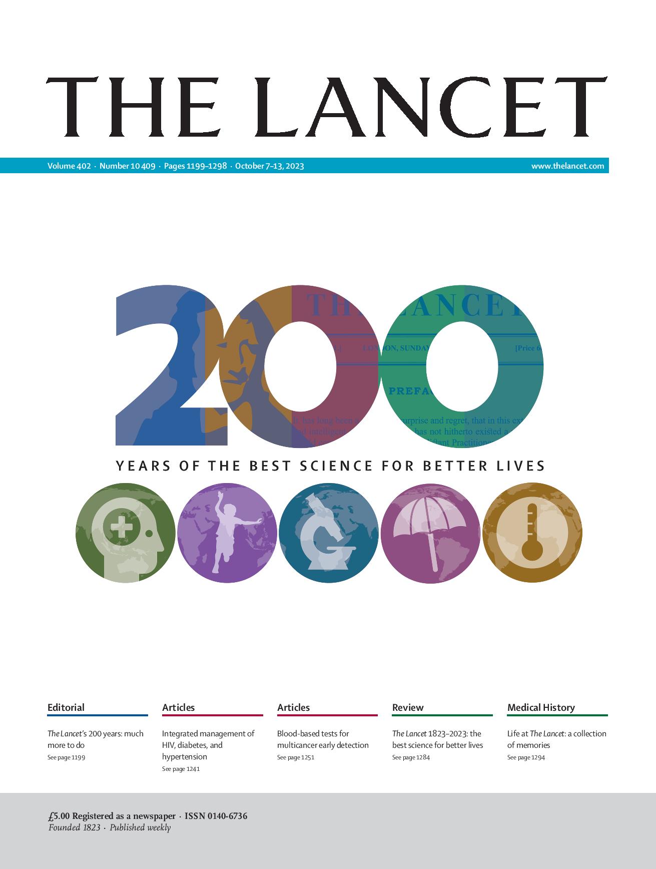 200 Years Of The Lancet The Lancet Oncodaily