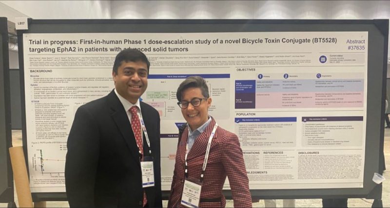 Vivek Subbiah: Awesome poster presentation on Epha2 targeting by our amazing Dr. Elisa Fontana