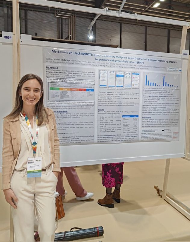 Ainhoa Madariaga: Happy to present at ESMO23 the results of MBOT the first app