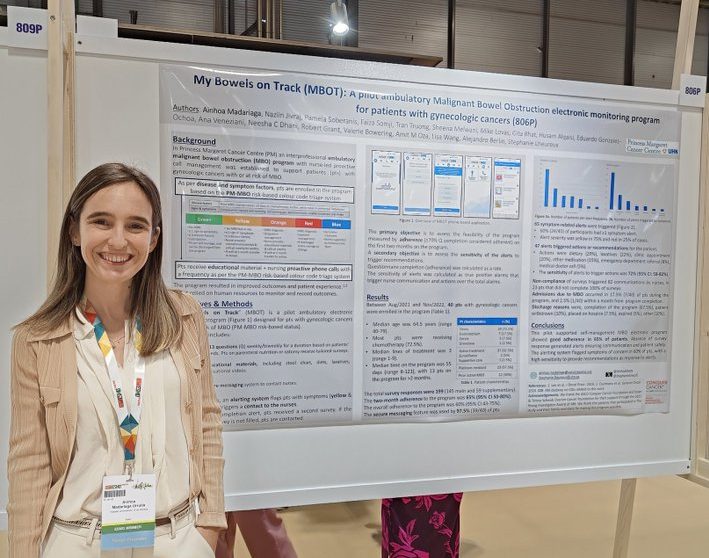 Ainhoa Madariaga: Happy to present at ESMO23 the results of MBOT the first app
