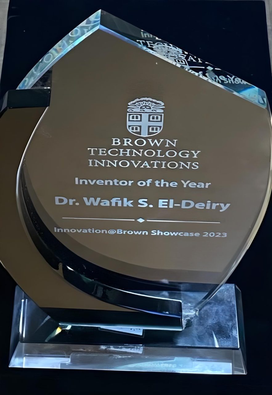 Wafik S. El-Deiry: Honored to receive the Inventor of the Year Award for 2023 from Brown University.
