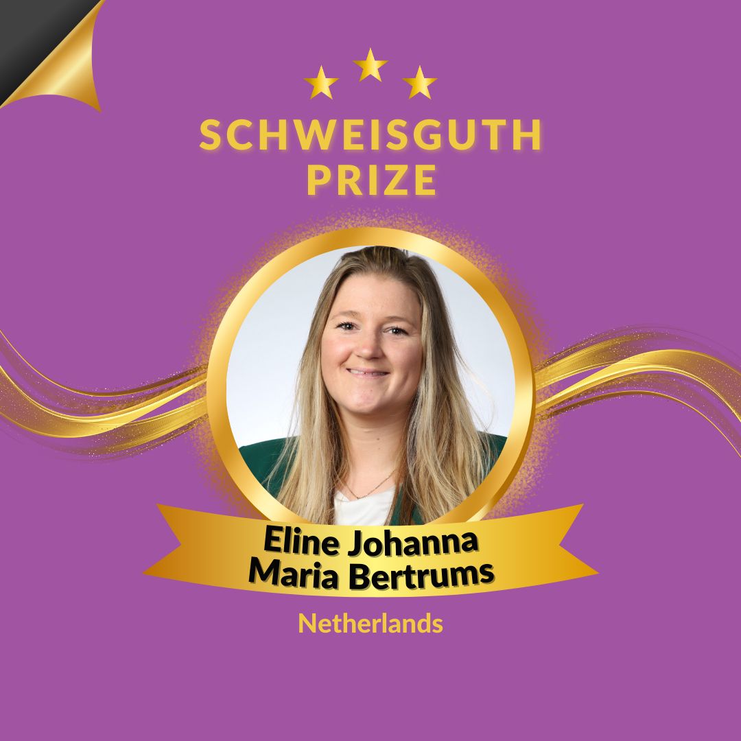 The Schweisguth Prize is awarded to Eline Johanna Maria Bertrums – SIOP