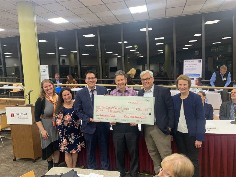 Barry Boise: Ride Hard Breathe Easy is proud to support Fox Chase Cancer Center Temple Health – Temple University Health System and its launch of a Never-Smokers Lung Cancer Registry