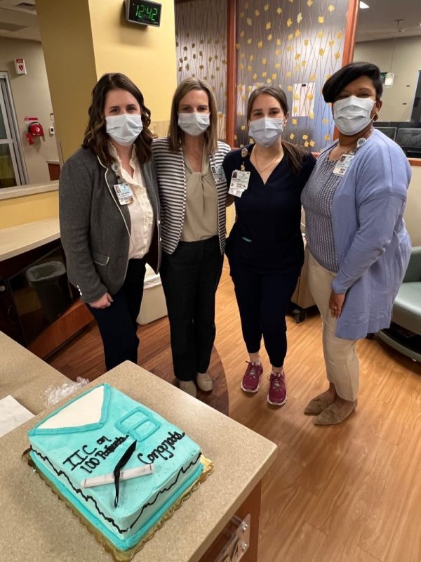 Melissa Barnes: Today we celebrated an important milestone in the Infusion Immediate Care (IIC) department