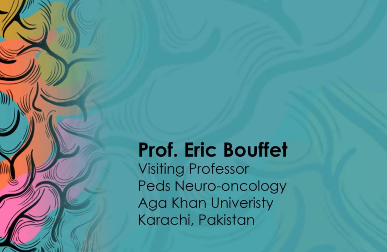 Naureen Mushtaq: Our esteemed Visiting Professor Eric Bouffet warm invitation for 4th APNOS