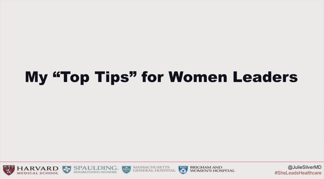 Amy Oxentenko: Top Tips for Women Leaders by Julie Silver