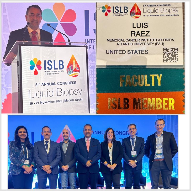 Luis E. Raez: The ISLB23 a total success for our young society with more than 400 people from >20 countries attending!!