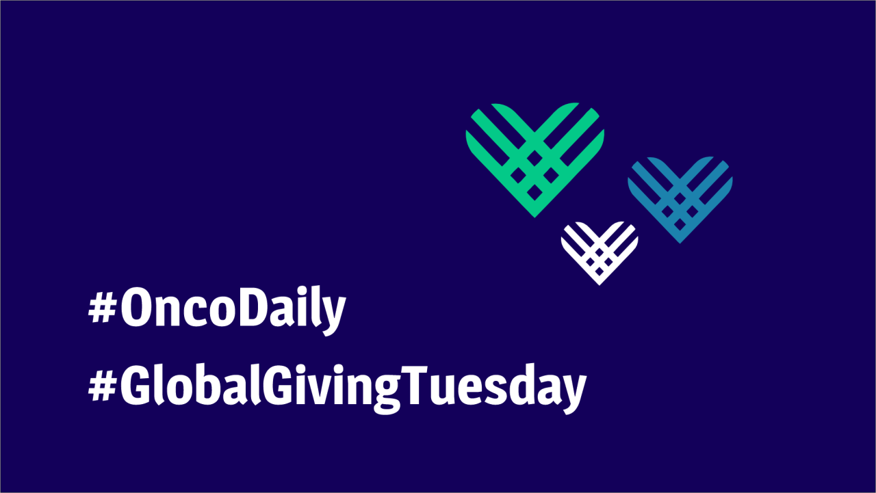 What will you be giving to the cancer community this Giving Tuesday?