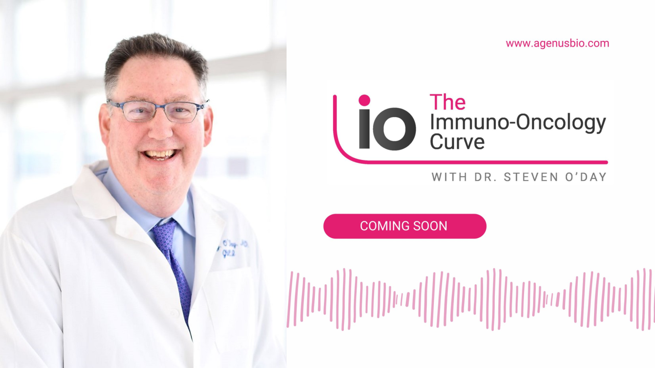 Steven O’Day: I am thrilled to announce the upcoming launch of “The Immuno-Oncology Curve”
