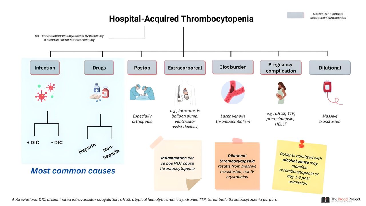 William Aird: One of the more straightforward consults is the inpatient with de novo thrombocytopenia