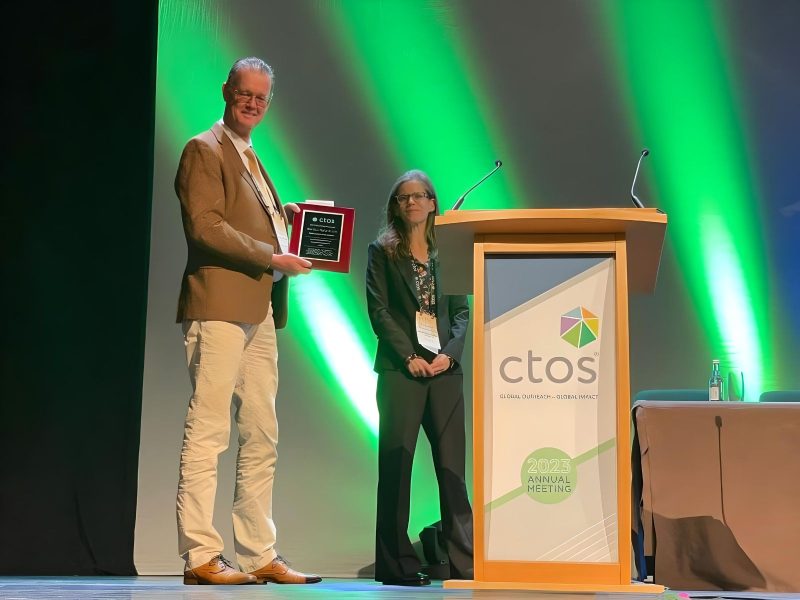 The Connective Tissue Oncology Society (CTOS) – has awarded the Lifetime Achievement Award to Professor Rick Haas – Antoni van Leeuwenhoek
