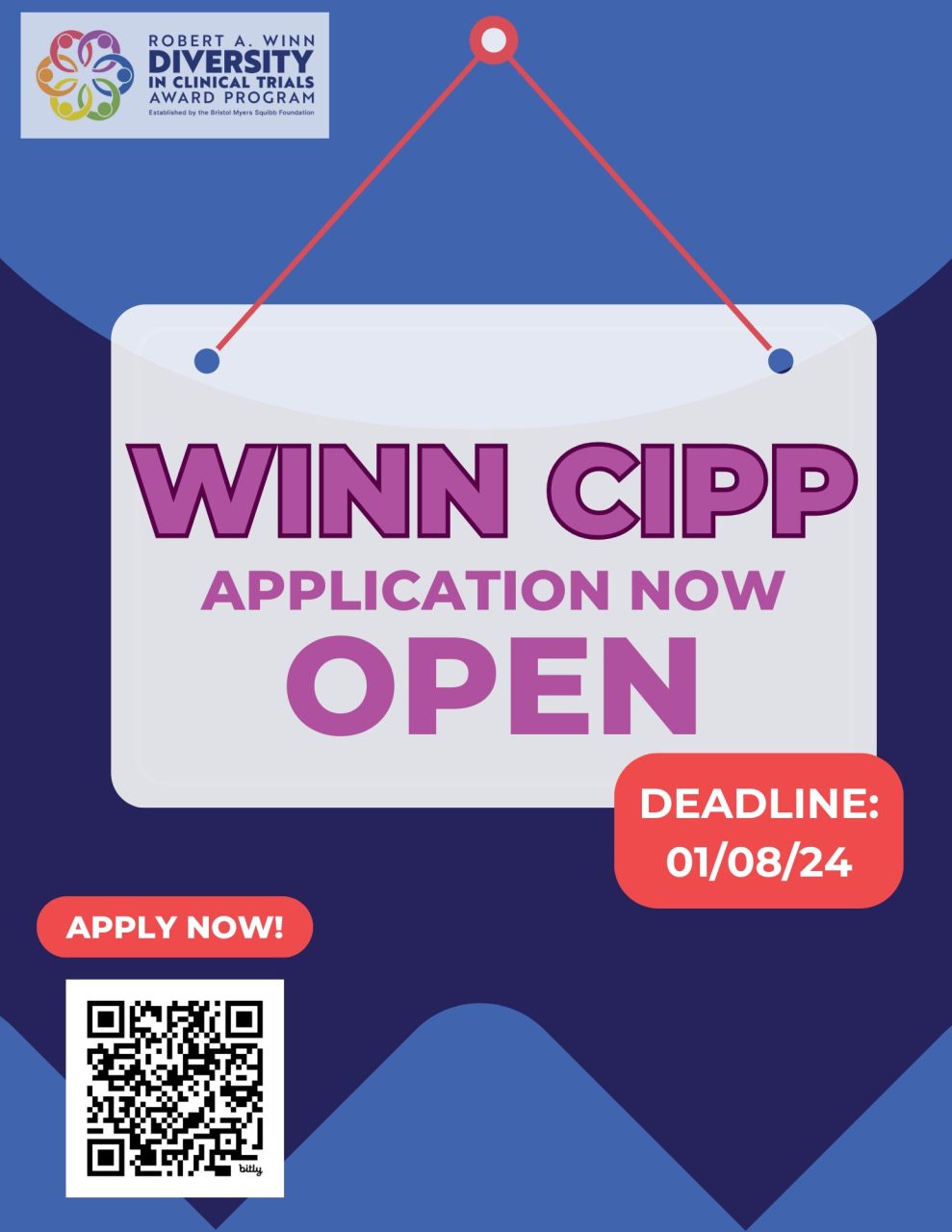 The application is open for Cohort 3 of the Robert A. Winn Clinical Investigator Pathway Program (Winn CIPP) – Winn Awards