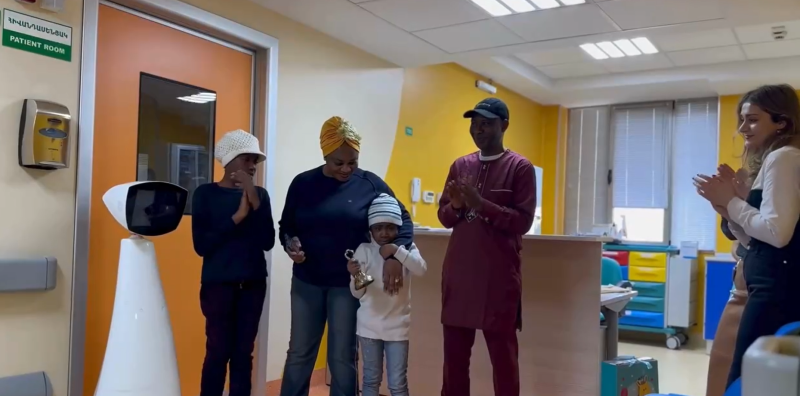 Our amazing girl Ameerah Yunus from Nigeria, completed her treatment in Armenia, and returned with her family to homeland – ArmBMT