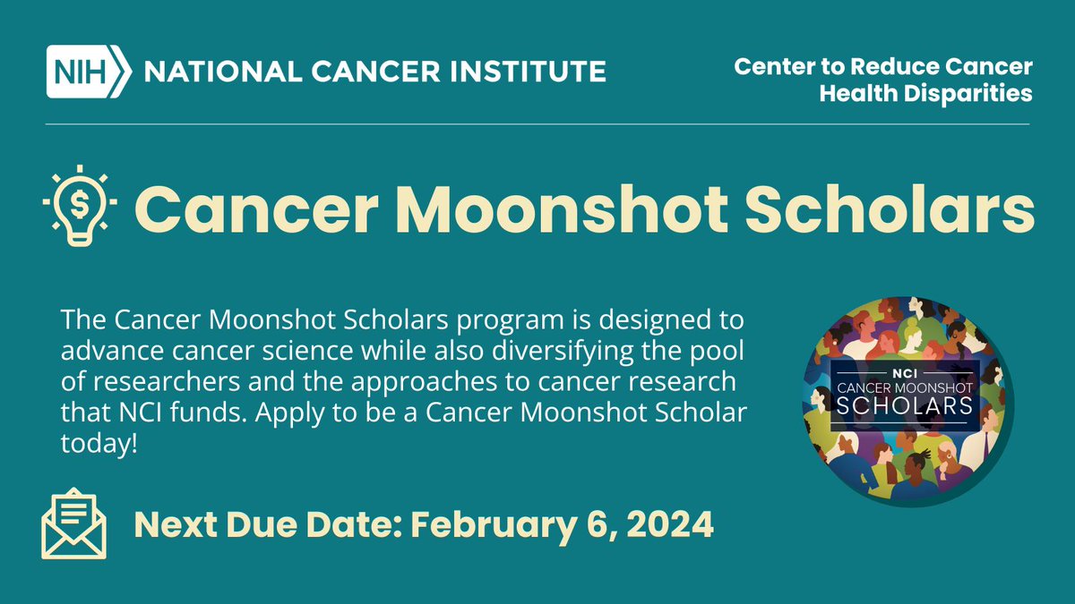 The Cancer Moonshot Scholars program – NCI Disparities