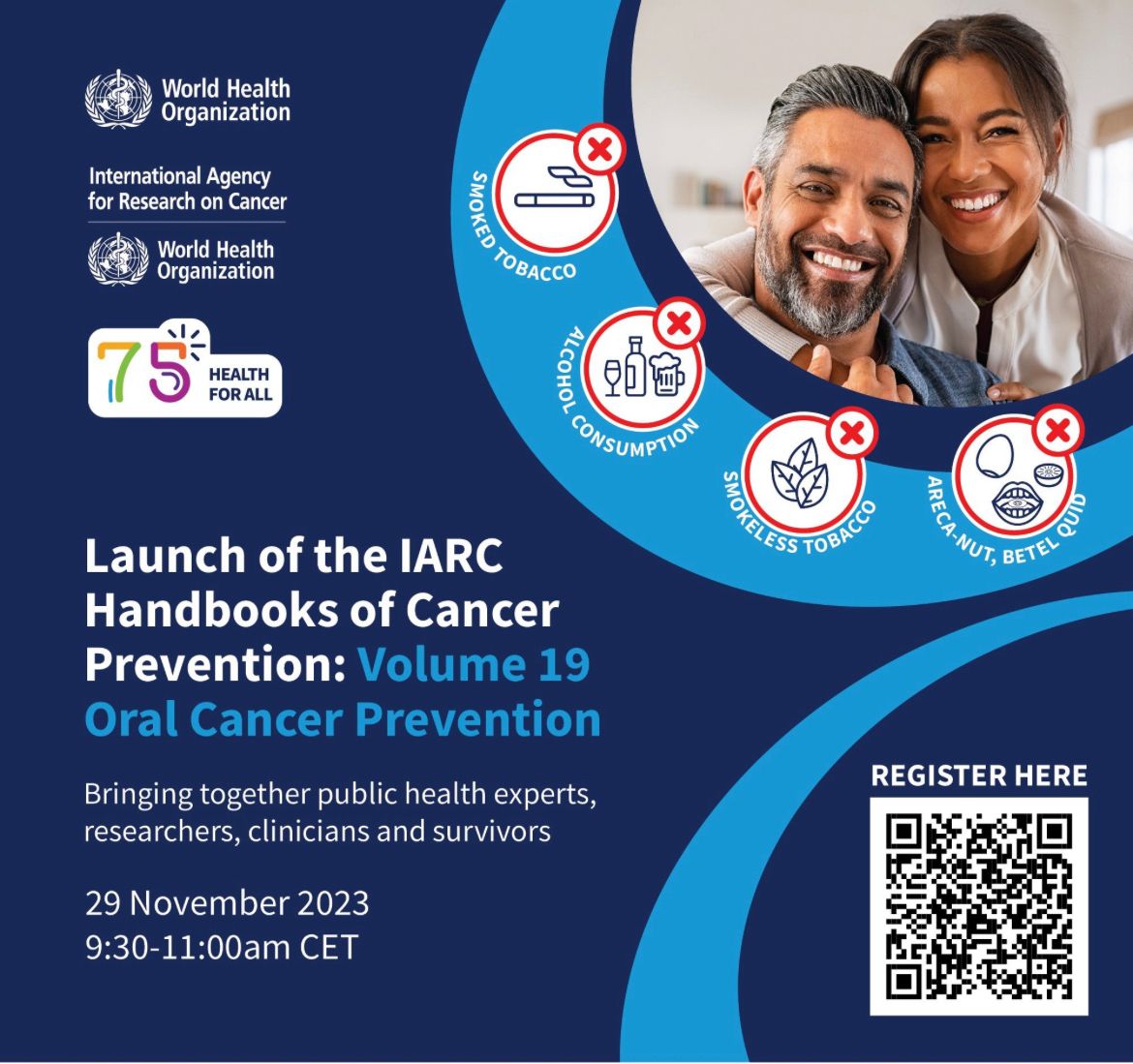 Felipe Roitberg: Don’t miss the launch of the IARC Handbooks on Cancer Prevention: Volume 19 Oral Cancer Prevention