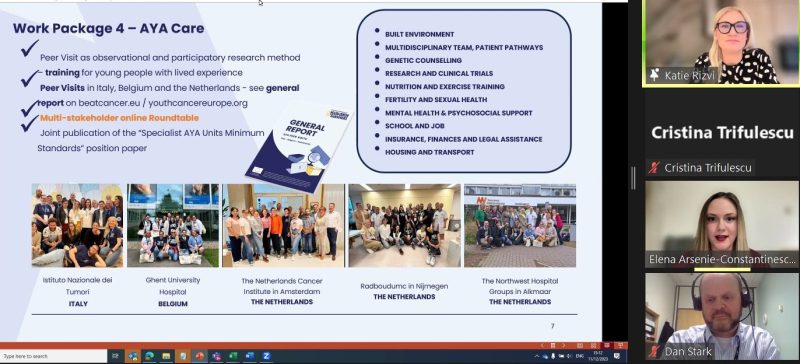 Great discussions at Online Roundtable on Adolescent and Young Adult (AYA) Oncology – Youth Cancer Europe