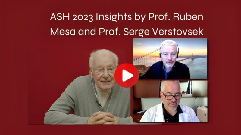 Ruben Mesa: Excited to share these MPN updates with good friends from Global MPNSF and Srdan Verstovsek!