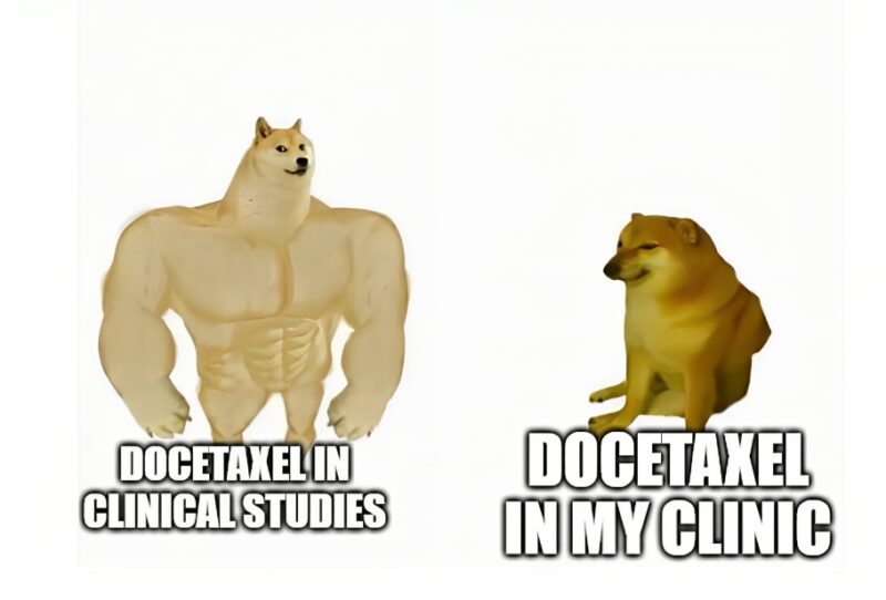 Balazs Halmos: The docetaxel enigma continues