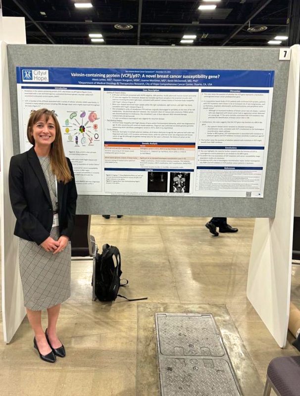 Alexis LeVee: Had the opportunity to present my research at SABCS2023