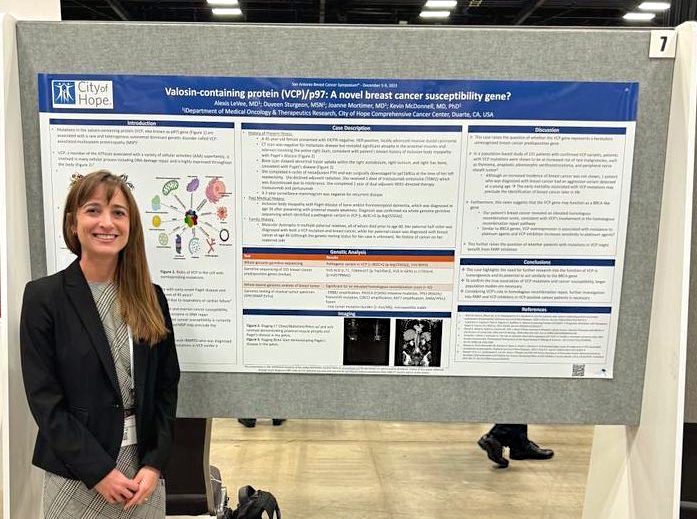 Alexis LeVee: Had the opportunity to present my research at SABCS2023