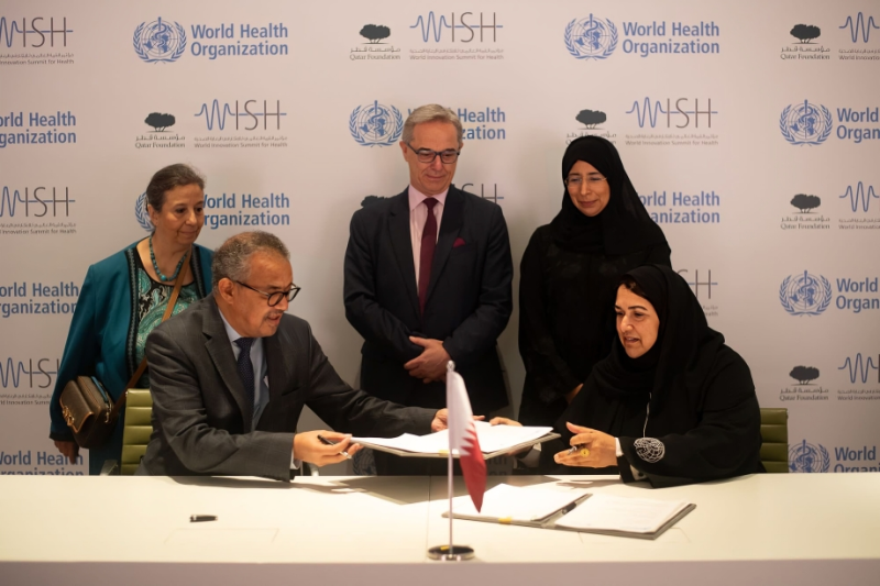 Tedros Adhanom Ghebreyesus: I signed a strategic WHO-WISH Qatar partnership with CEO Sultana Afdhal