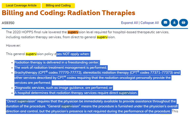 Todd Scarbrough: New policy for freestanding RT centers, and IGRT in hospitals