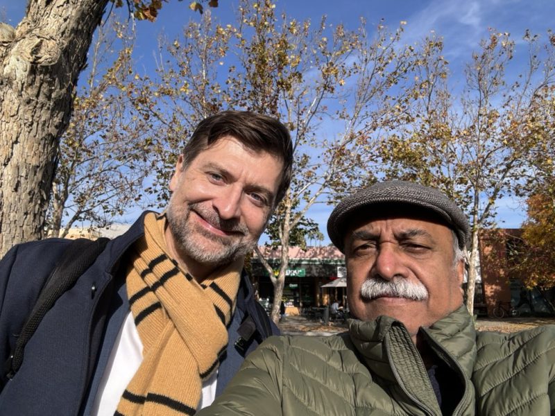 Dinesh Pendharkar: In SFO discussing precision oncology with Istvan Petak an innovator of AI module