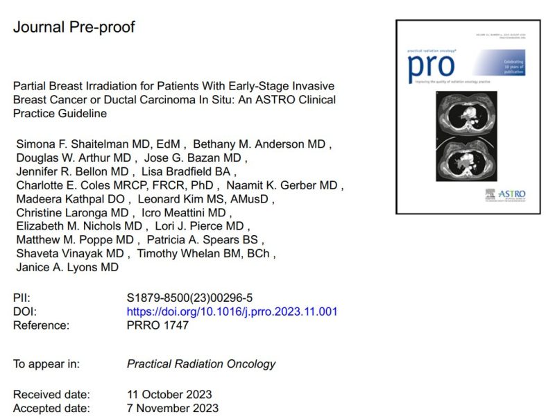 Todd Scarbrough: Are ASTRO's radonc partial breast RT guidelines and current NCCN partial breast RT guidelines at odds for breast cancer treatment?