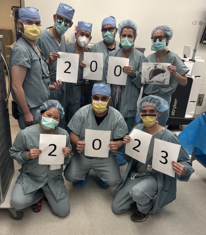 Fady Kaldas: Reaching our 200th life-saving liver transplant for 2023 on Christmas eve
