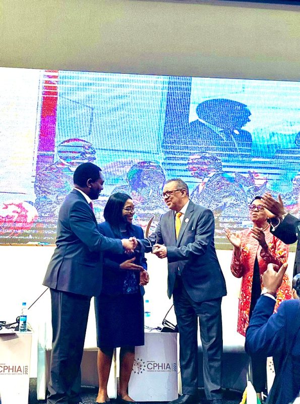 Hakainde Hichilema: Many congratulations to World Health Organization Director General Tedros Adhanom Ghebreyesus on being awarded the CPHIA Official Lifetime Achievement in Public Health