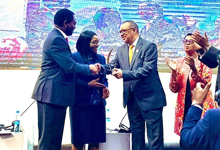 Hakainde Hichilema: Many congratulations to World Health Organization Director General Tedros Adhanom Ghebreyesus on being awarded the CPHIA Official Lifetime Achievement in Public Health