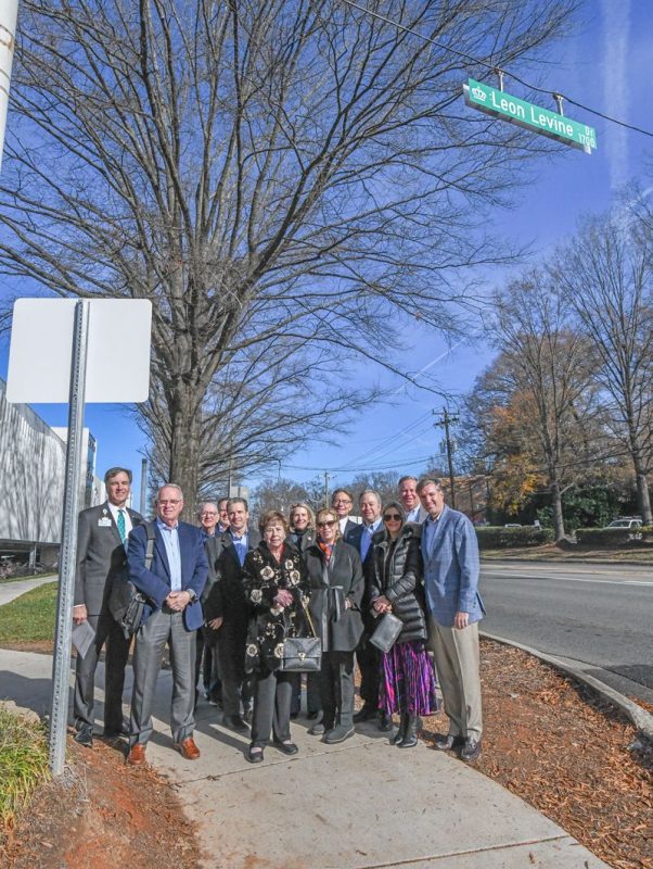 The renaming of Leon Levine Drive – Atrium Health Foundation