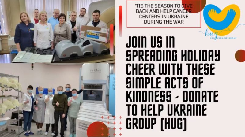 Nataliya Kovalchuk: Please help us support the cancer care in the war-torn Ukraine