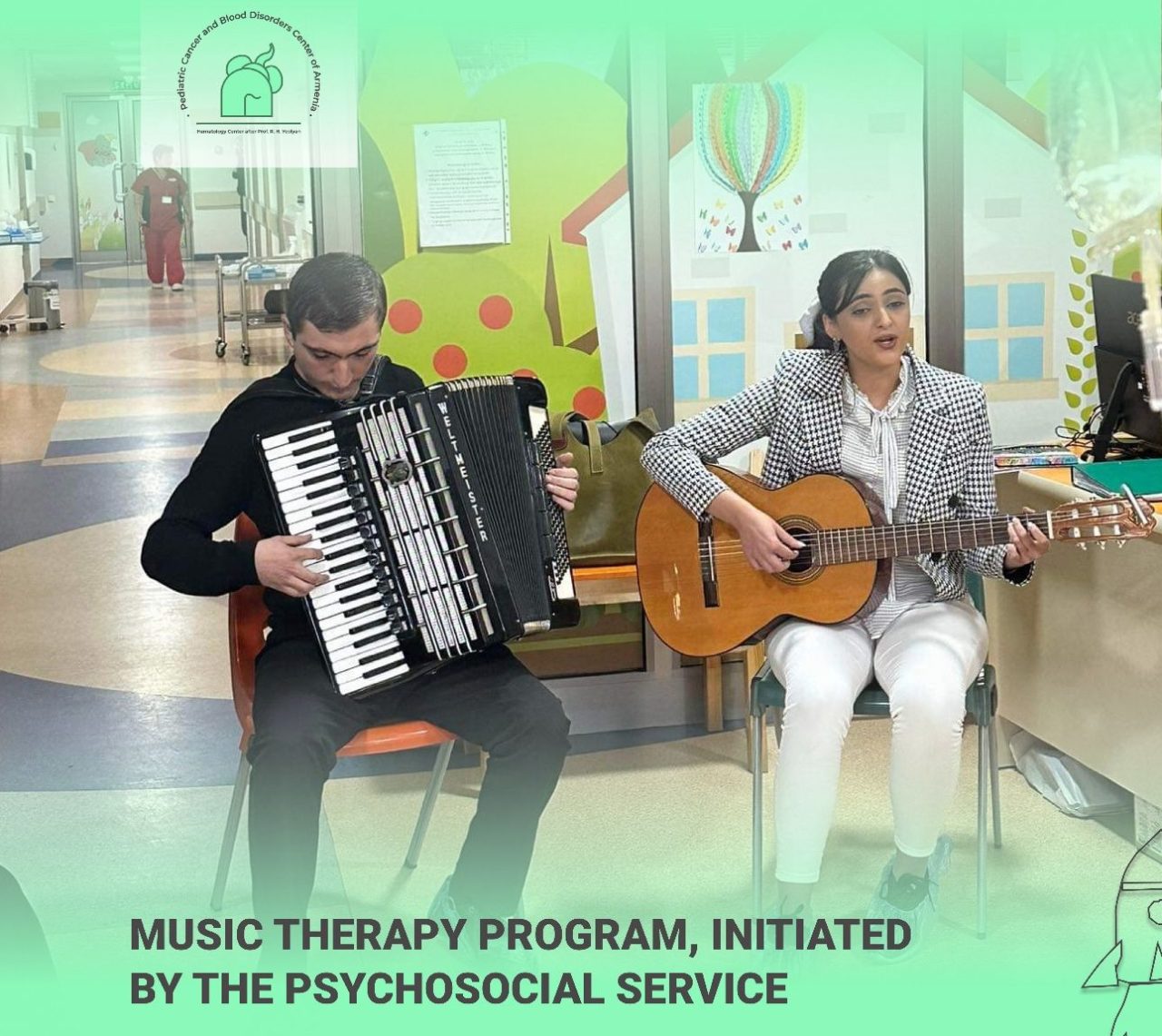 The healing effect of music – Pediatric Cancer and Blood Disorders Center of Armenia