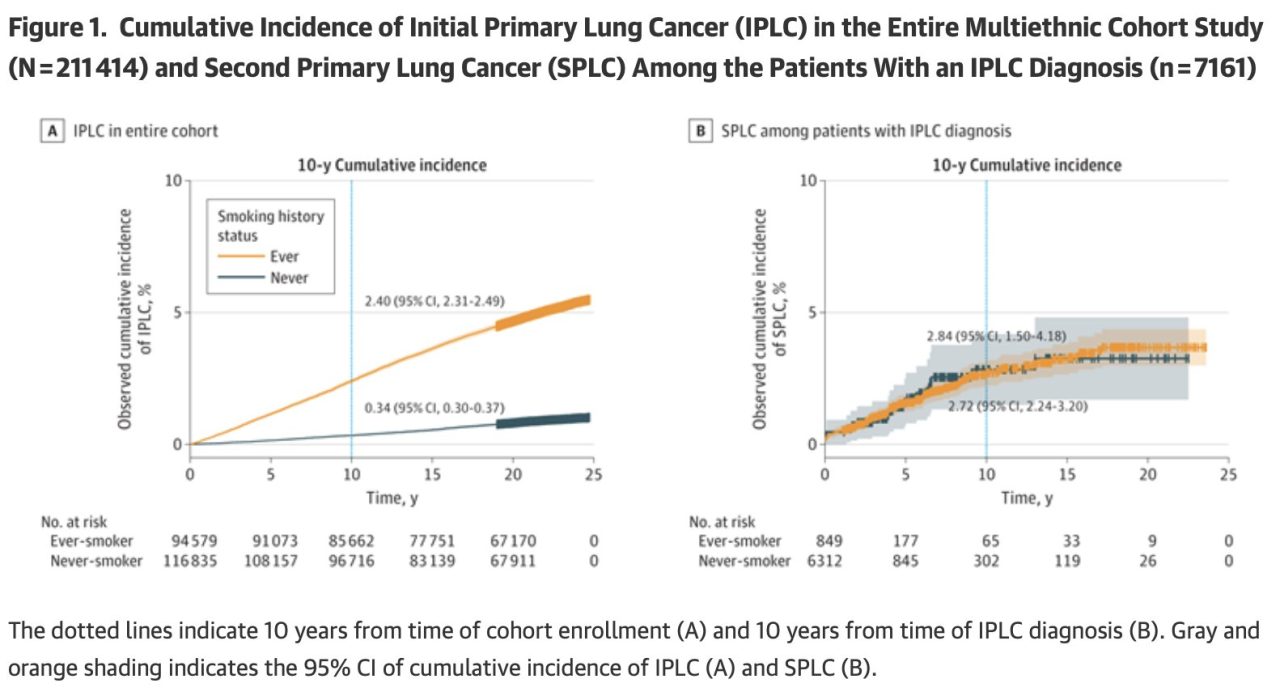 Steven Artandi: Risk of developing secondary primary lung cancer