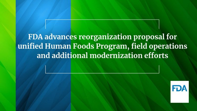 Robert Califf: Moving our proposal forward is an exciting milestone in our ongoing modernization initiative