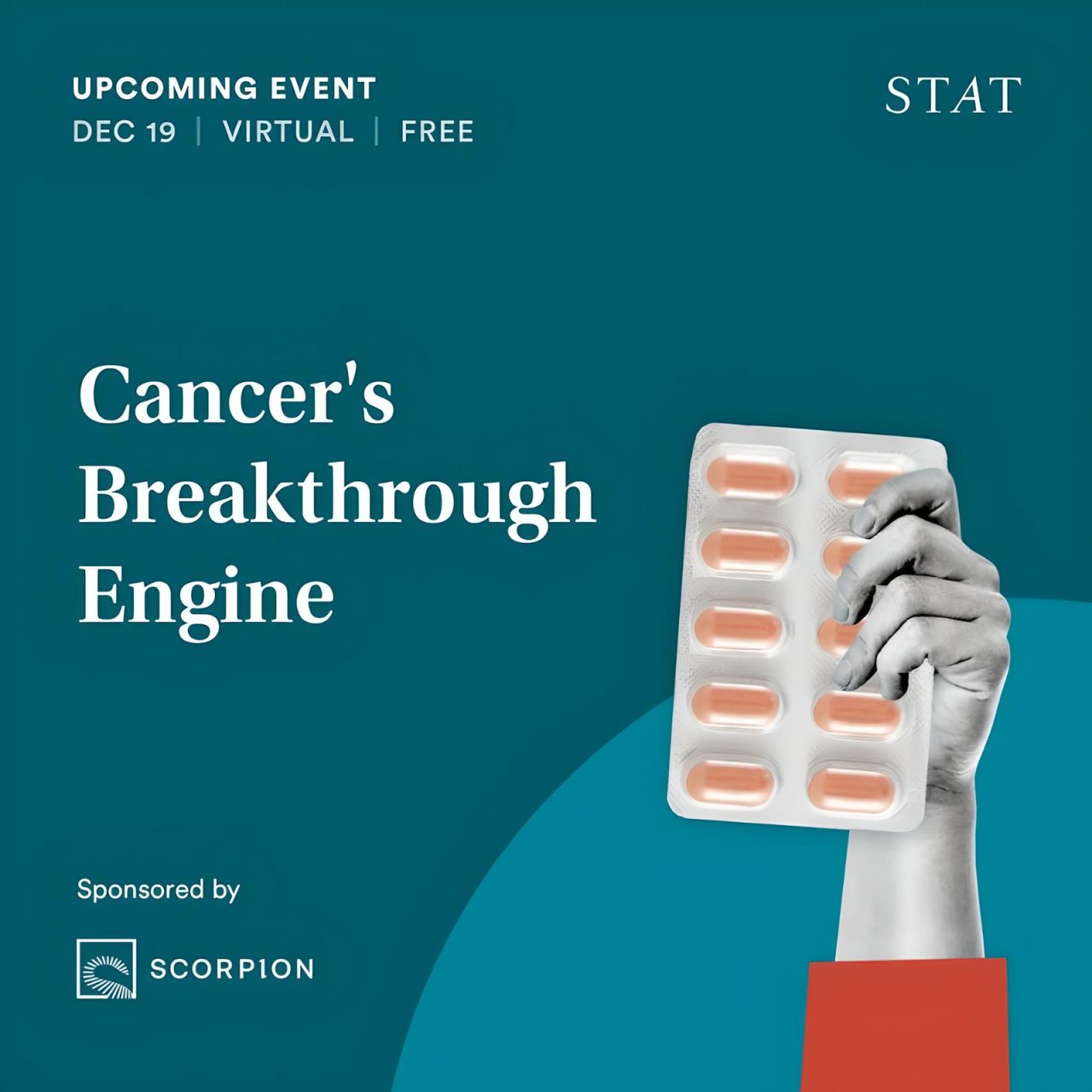 Vivek Subbiah: Excited to join as a panelist in the upcoming STAT statnews event “Cancer’s Breakthrough Engine”