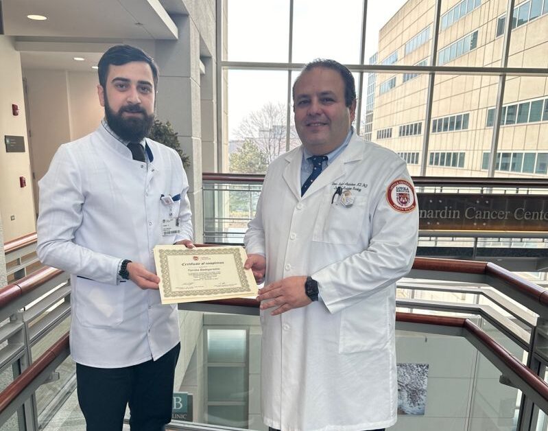 Tamer Refaat Abdelrhman: Dr. Tornike Badzgaradze has completed his international training fellowship