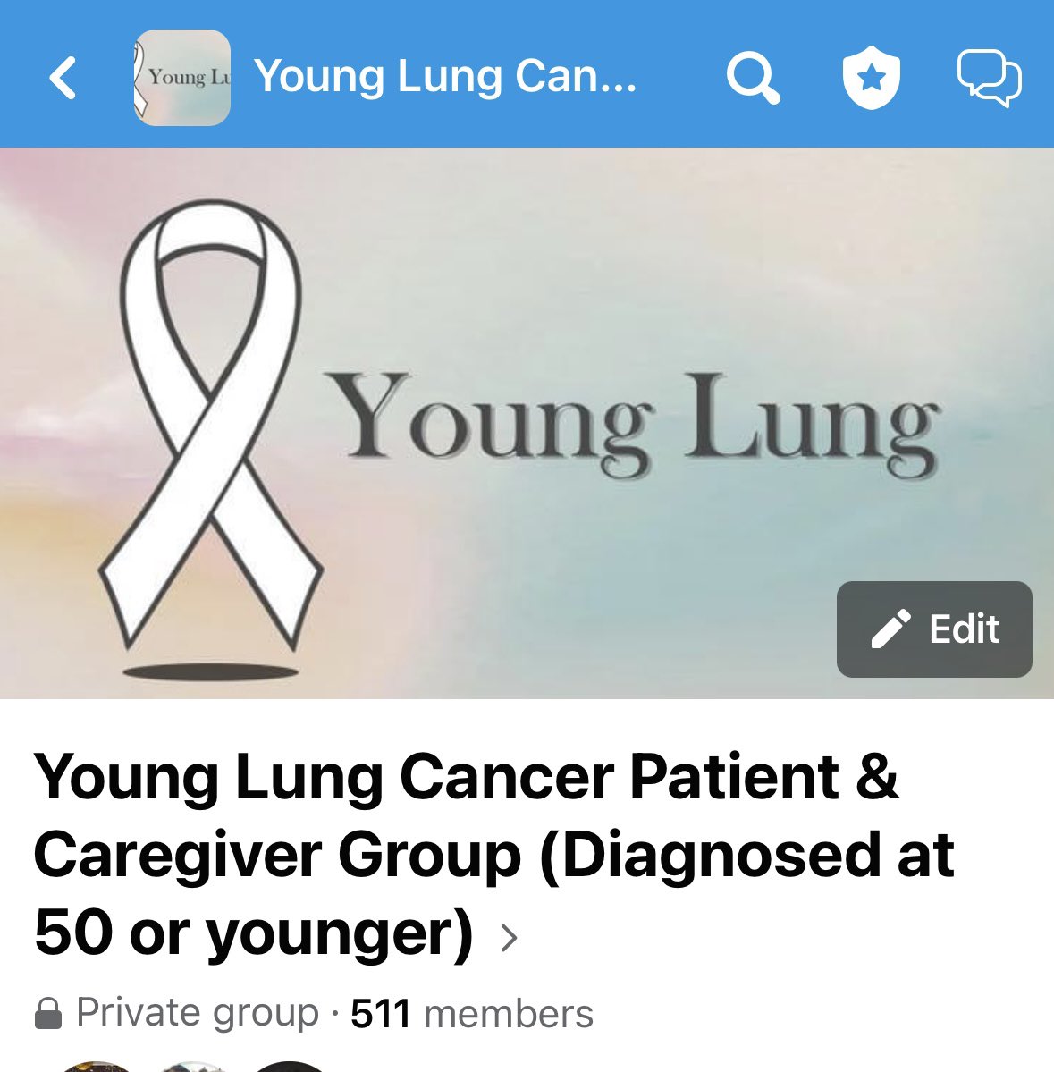 Join Young Lung Cancer Patient and Caregiver Support group – Young Lung Cancer