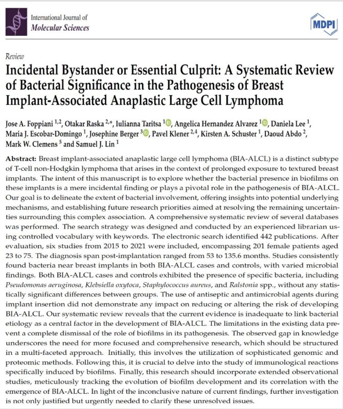 Mark Clemens: Our findings stress the need for enhanced screening protocols, patient education, and surgical guidelines